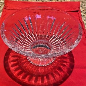 Mikasa Clear Crystal Cut Glass Bowl